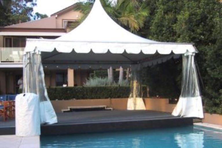 Dancetime Hire Floor Over Pool