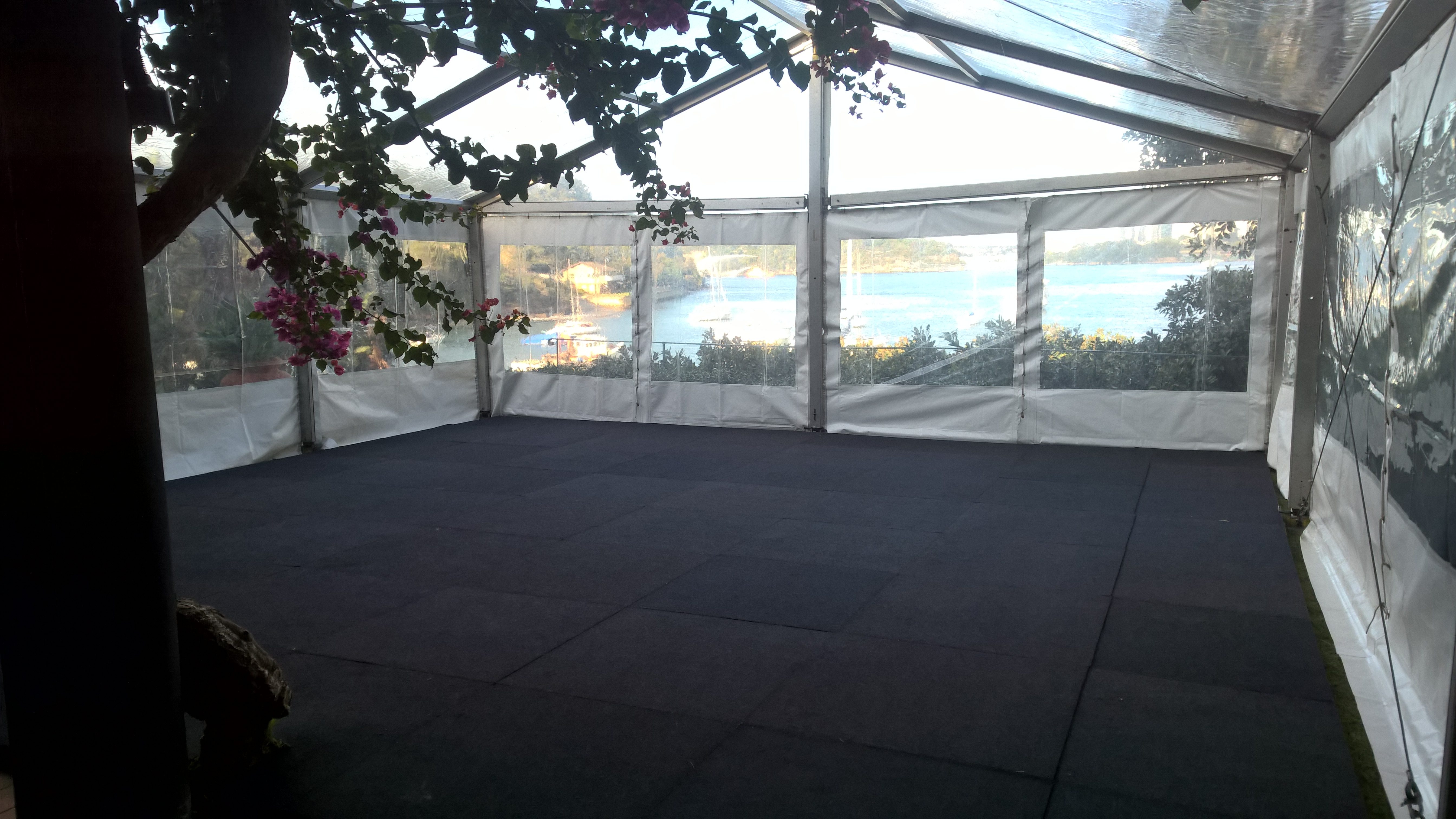 Dancetime Hire Floor Over Pool