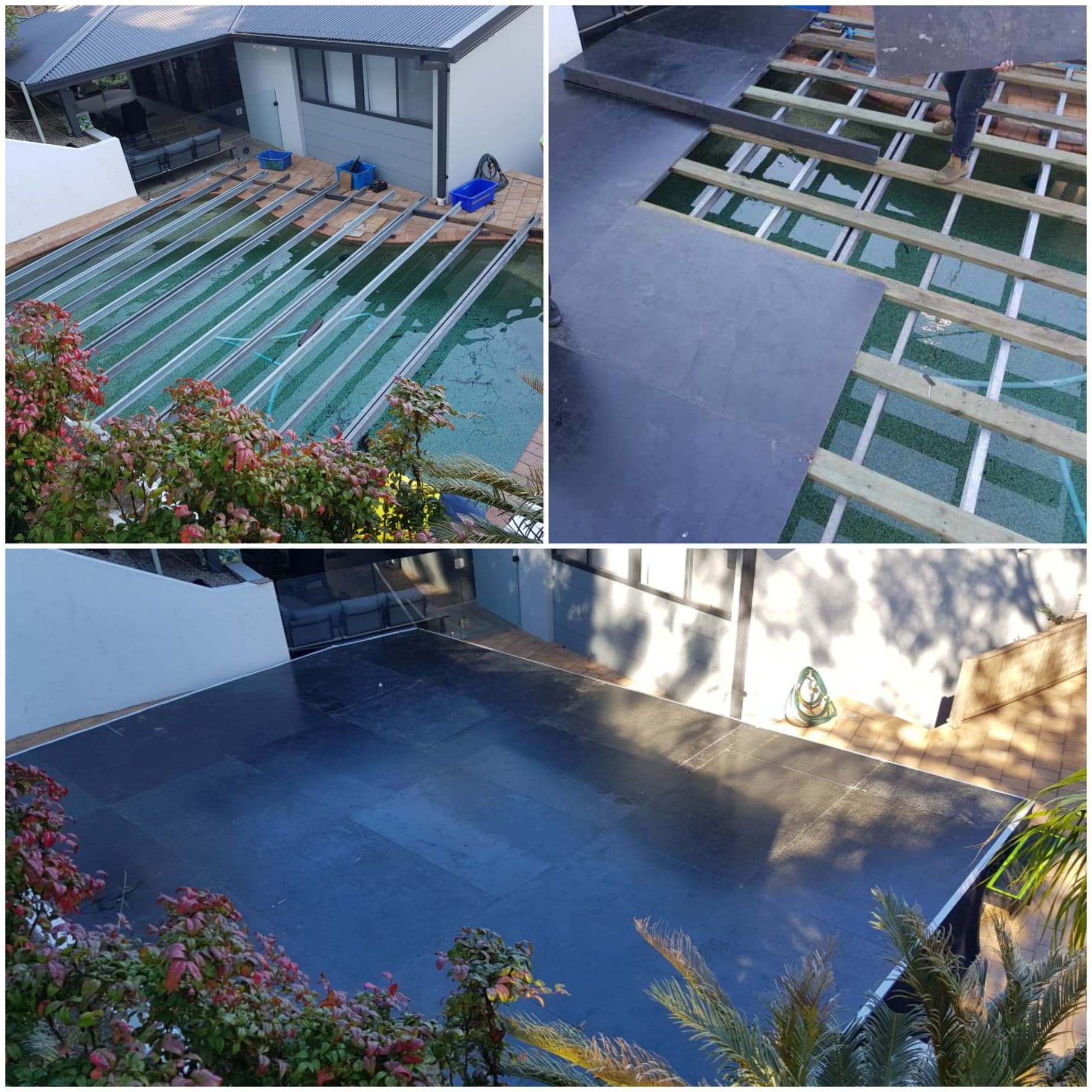 Dancetime Hire Floor Over Pool