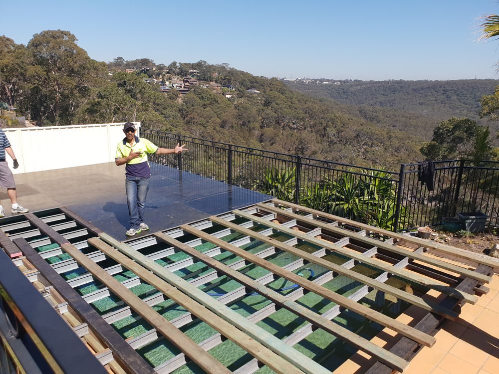 Dancetime Hire Floor Over Pool