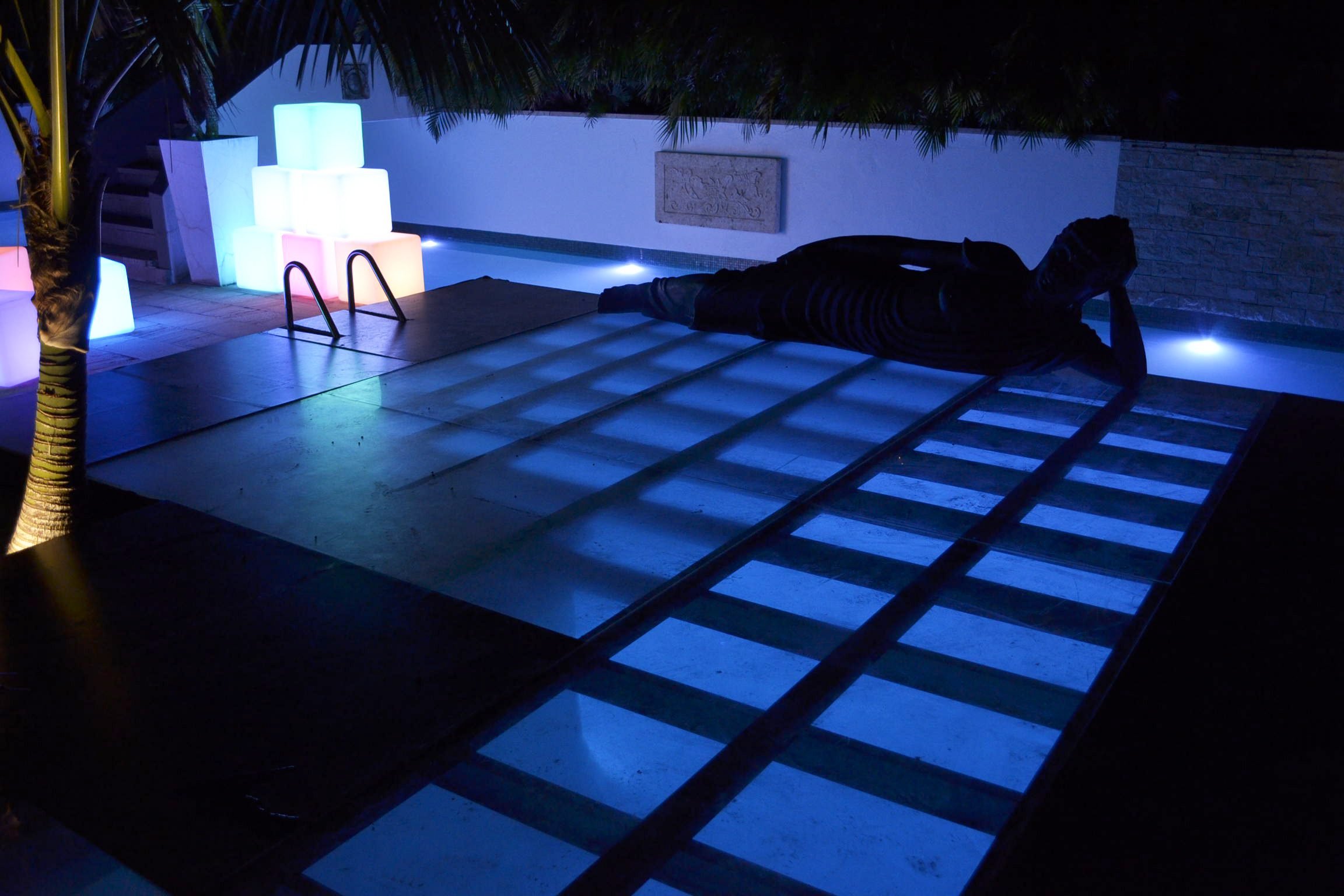 Dancetime Hire Floor Over Pool